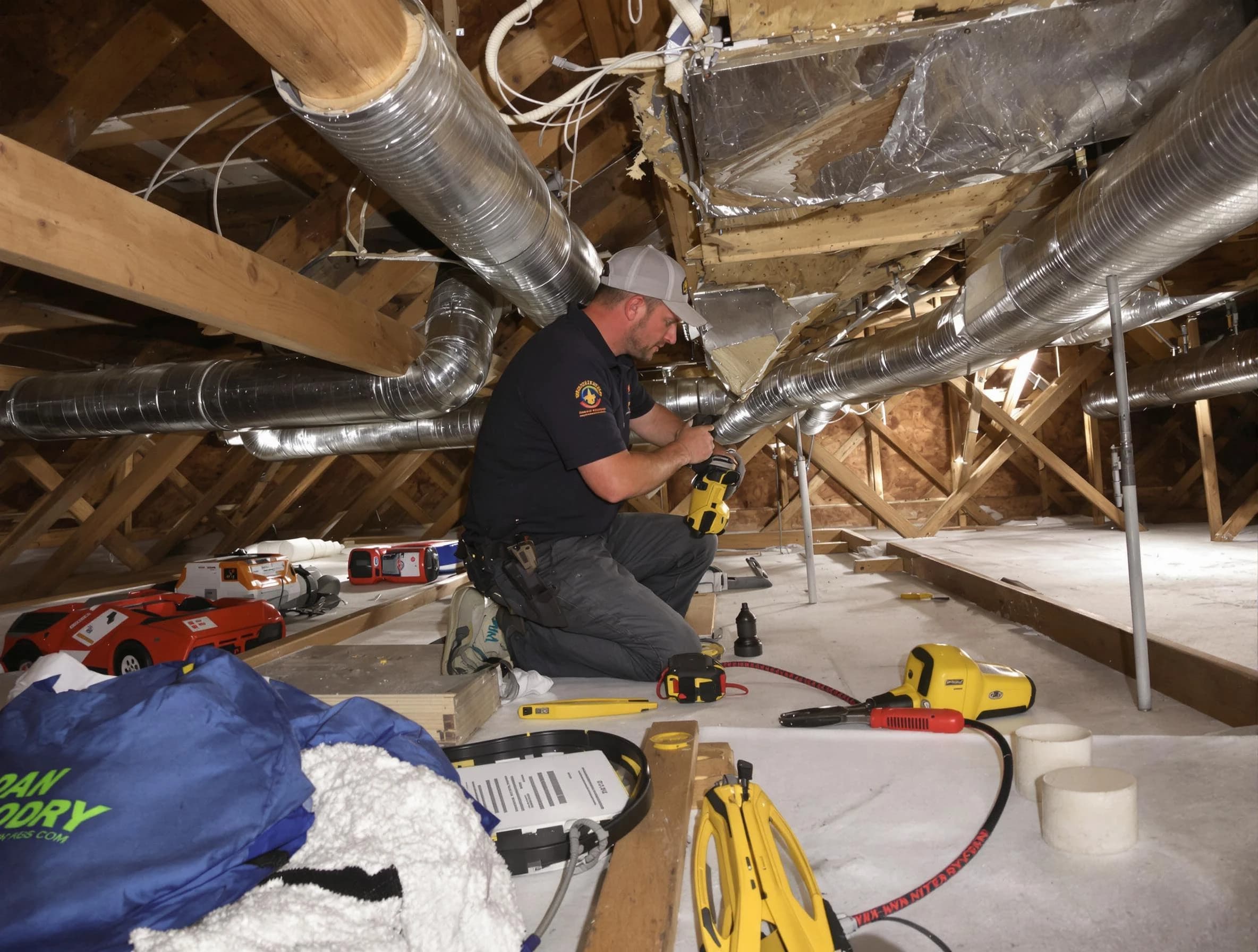 Professional air duct repair by Oakmont Air Duct Cleaning in Oakmont
