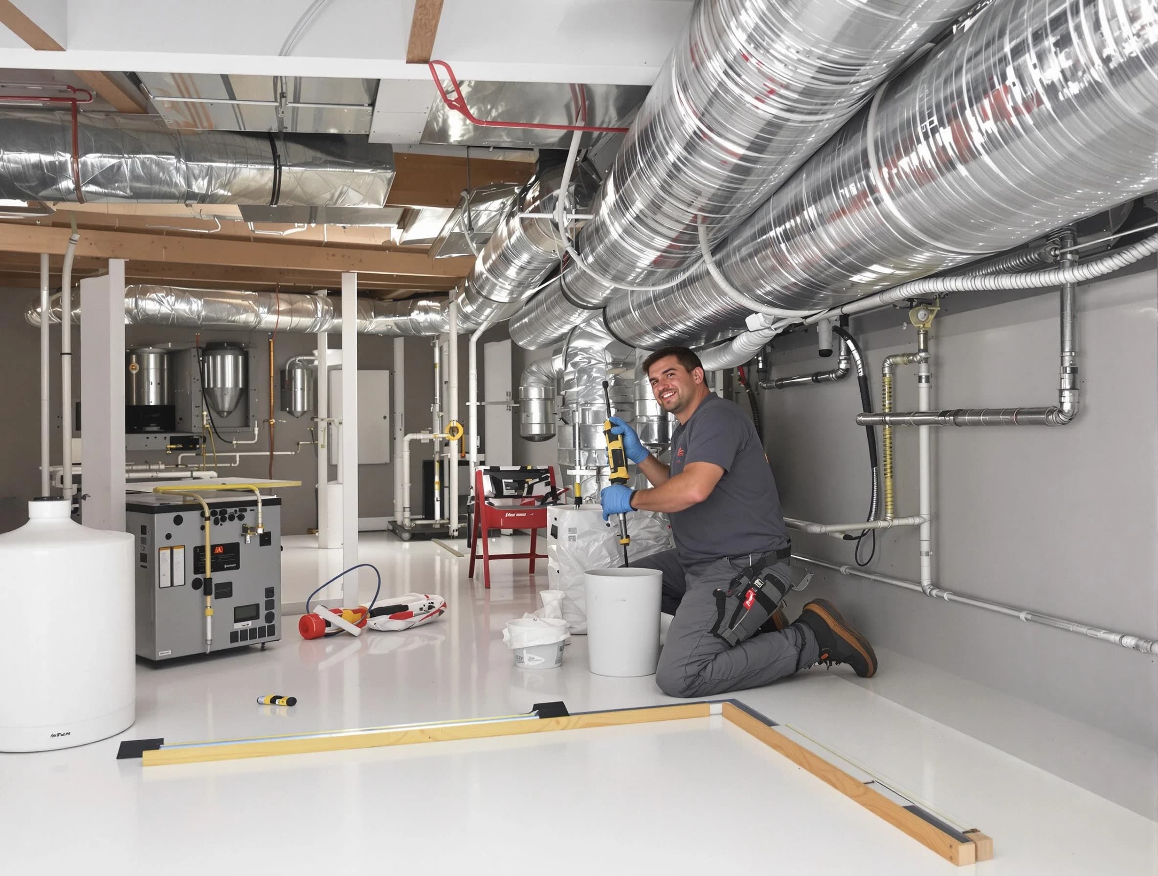 Professional duct sealing service by Oakmont Air Duct Cleaning in Oakmont