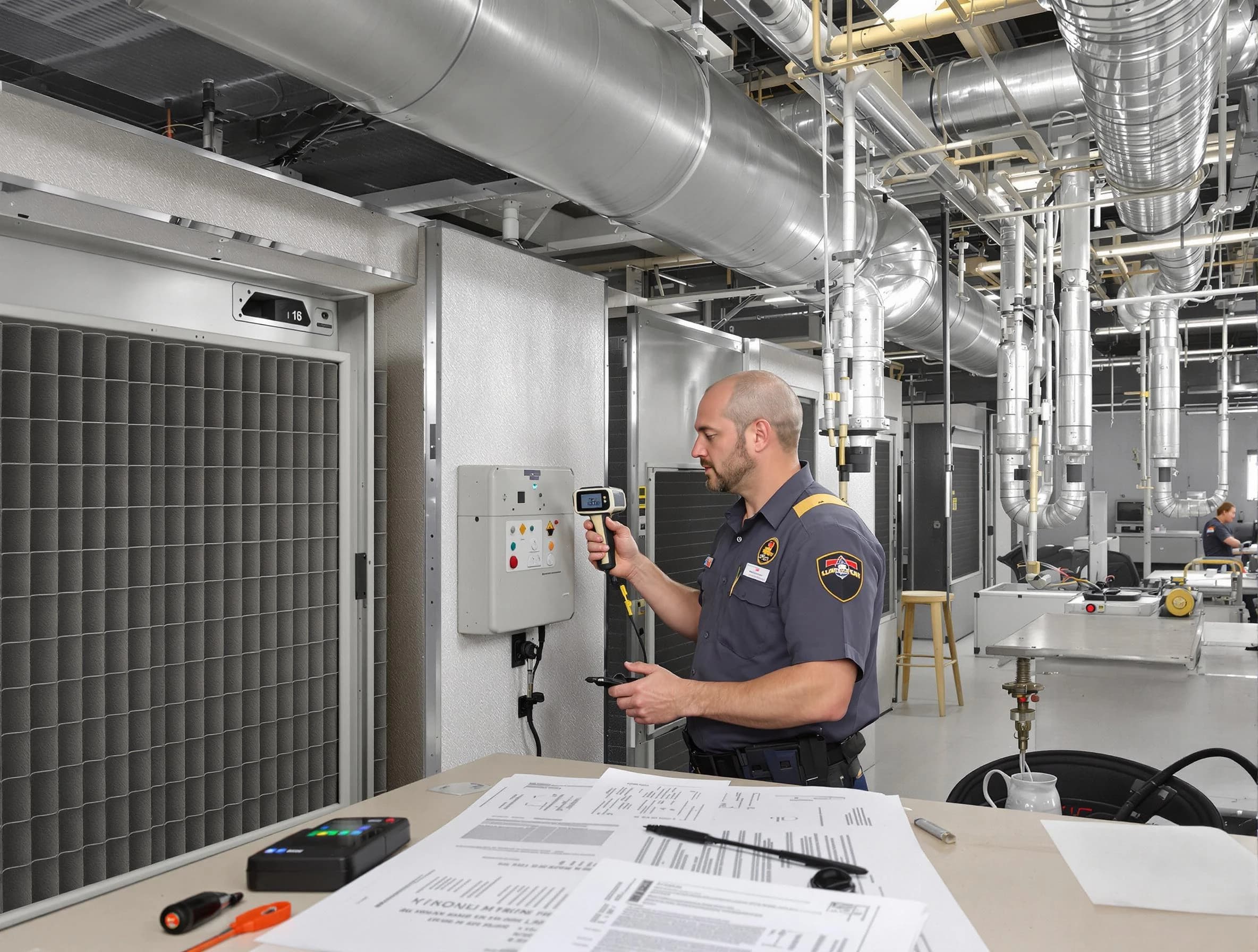 Professional filter system inspection by Oakmont Air Duct Cleaning in Oakmont