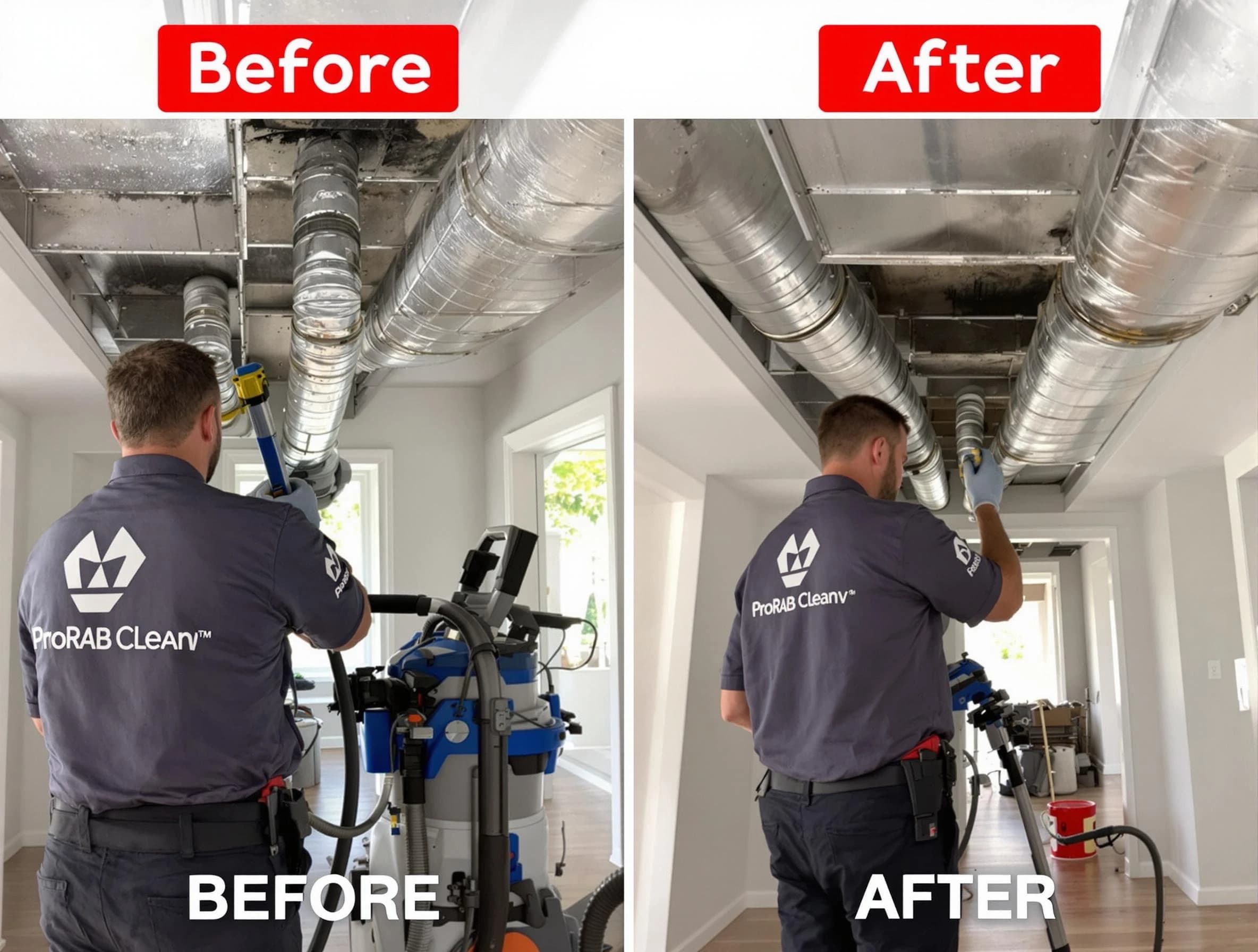 Oakmont Air Duct Cleaning expert performing thorough residential duct cleaning in a Oakmont home