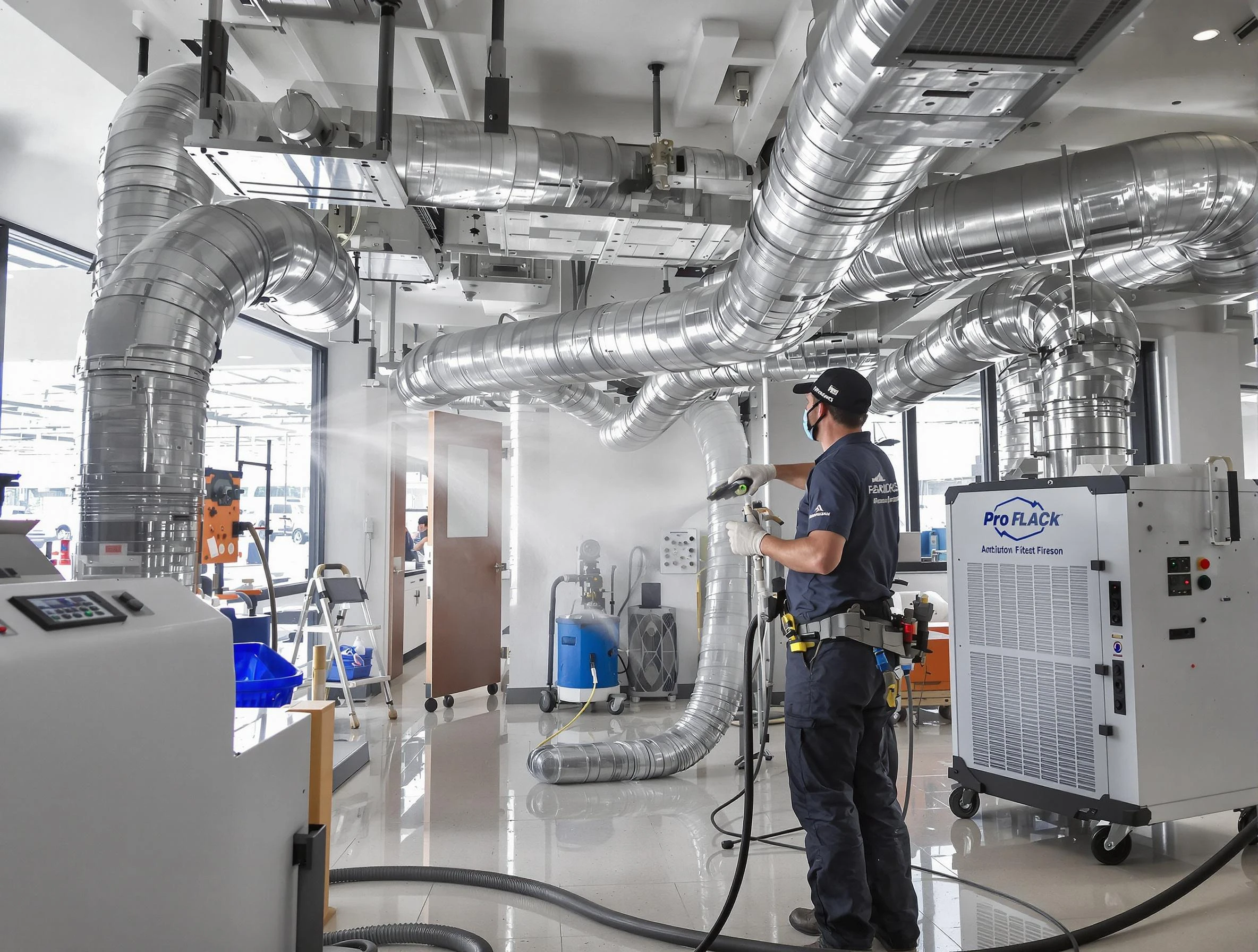 Negative Pressure Air Duct Cleaning in Oakmont