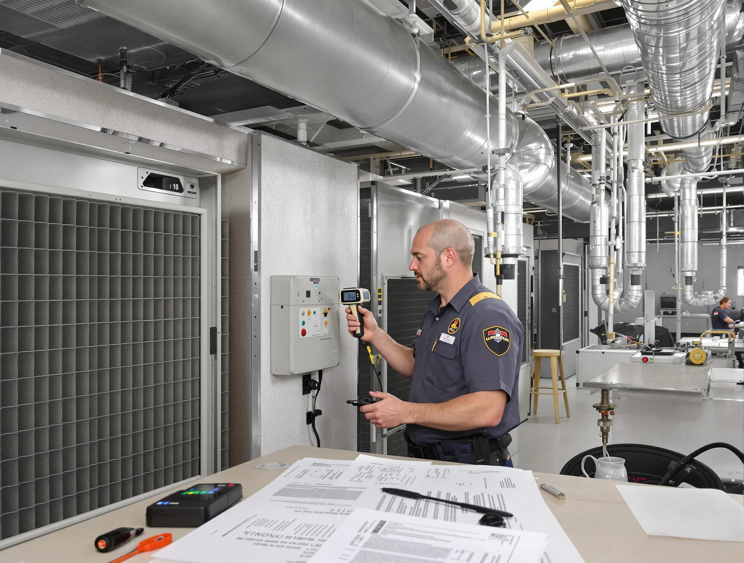 Professional filter system inspection by Oakmont Air Duct Cleaning in Oakmont