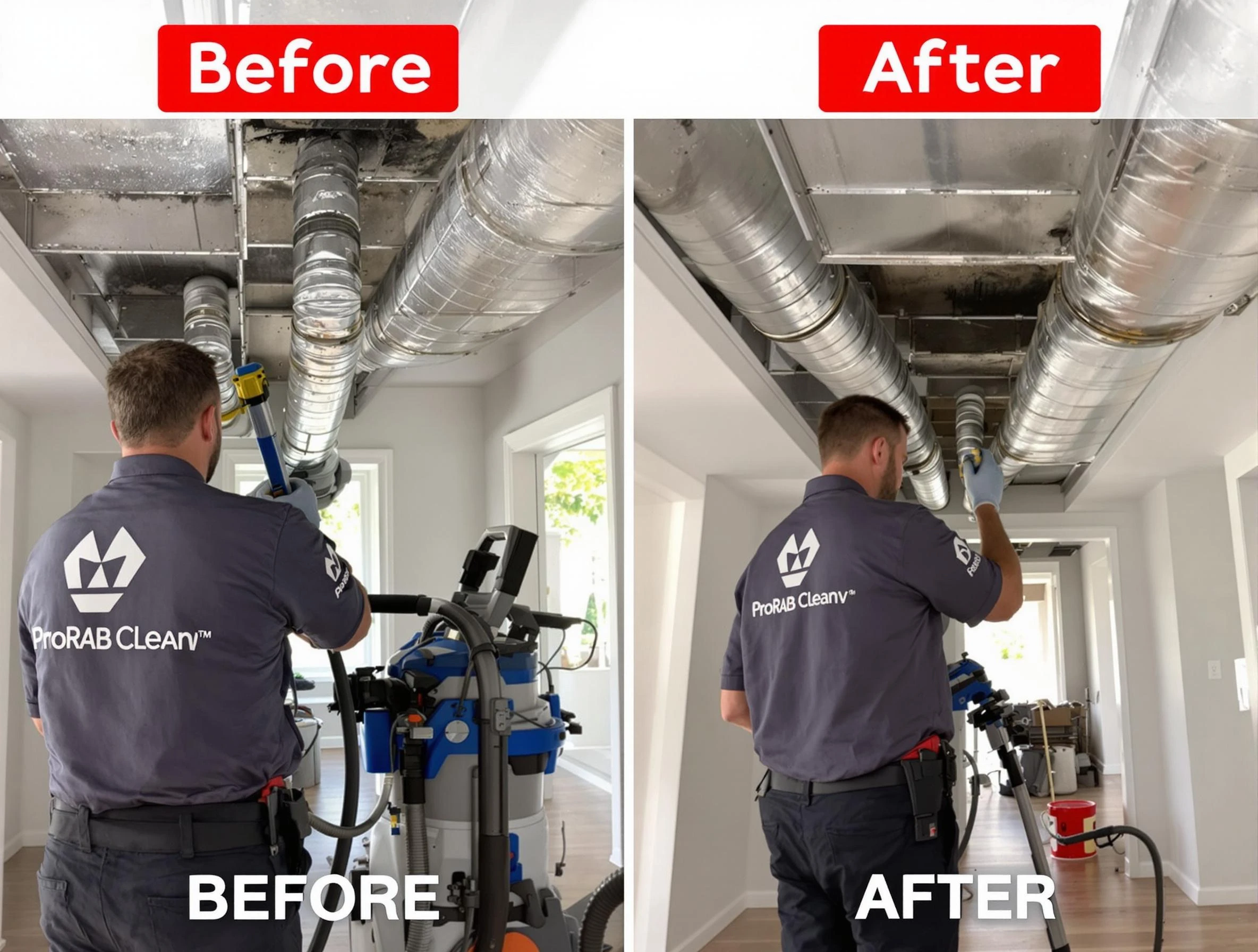 Oakmont Air Duct Cleaning expert performing thorough residential duct cleaning in a Oakmont home